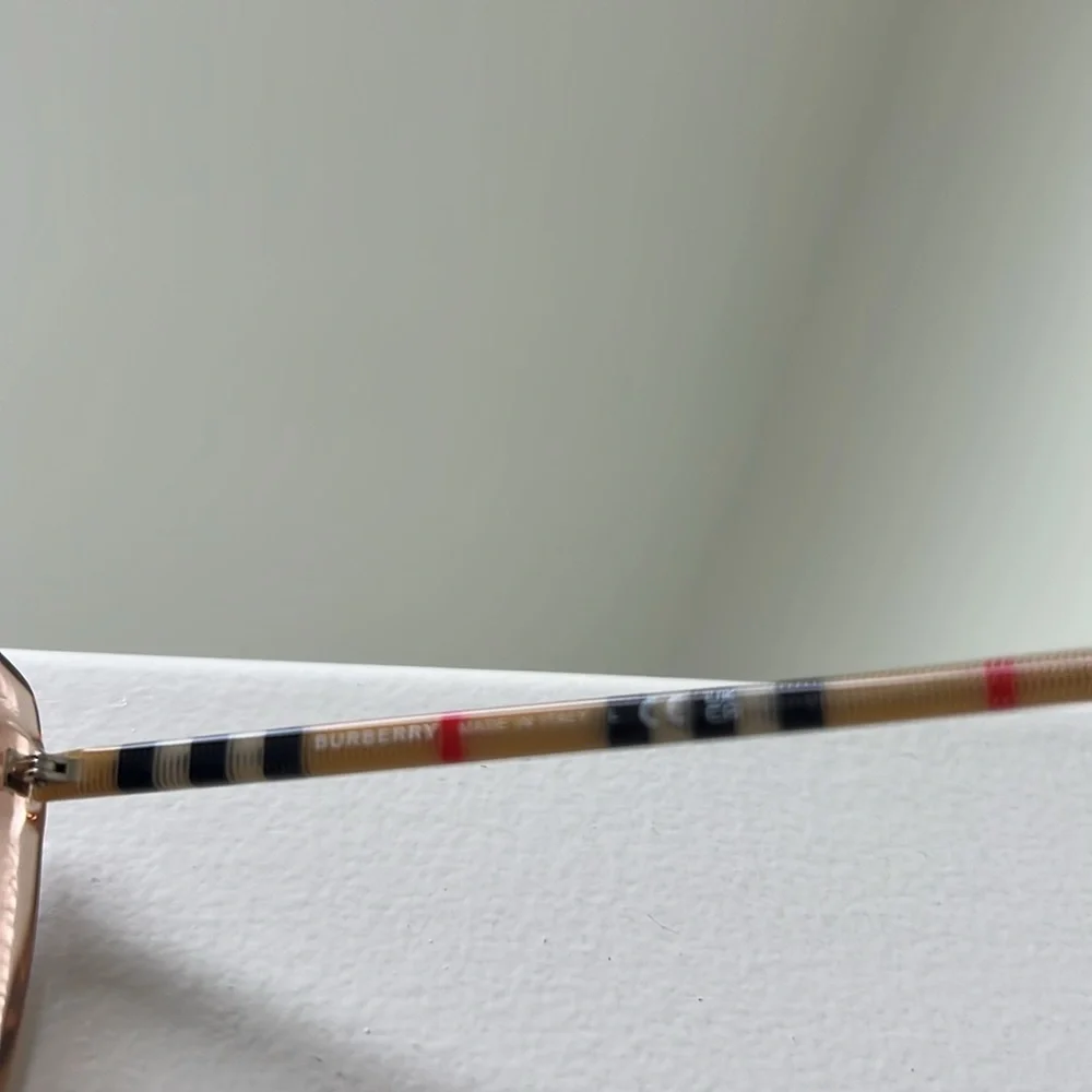 Burberry Caroll Peach Gradient Brown Sunglasses - Picture 11 of 12